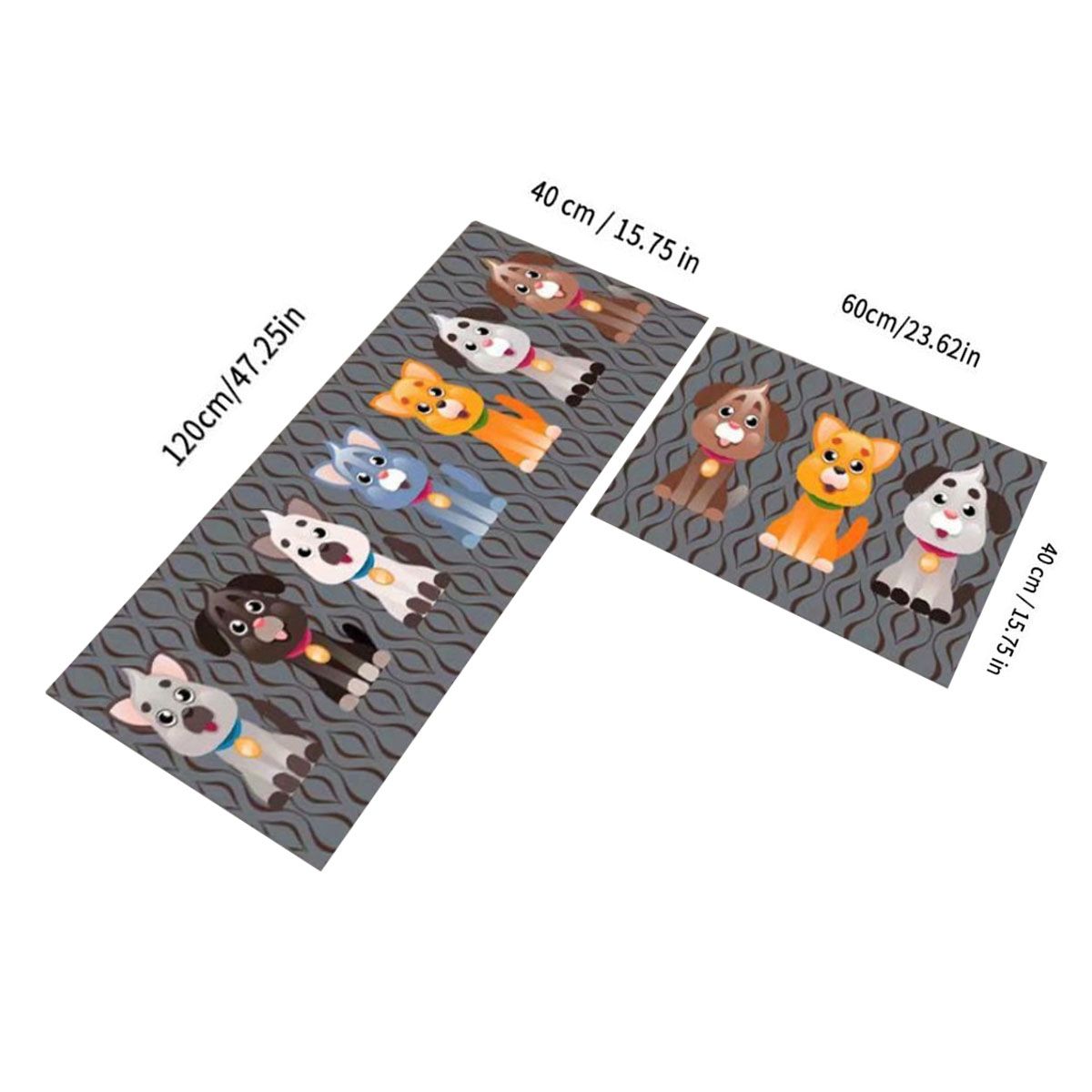 ATURE - 2u Alfombras Para Cocina Piso Entrada Baño Antideslizante