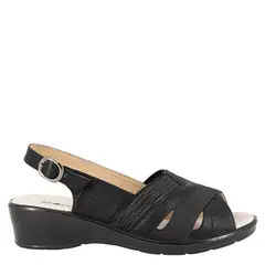 PASSER - Sandalia Mujer Negro Fierza