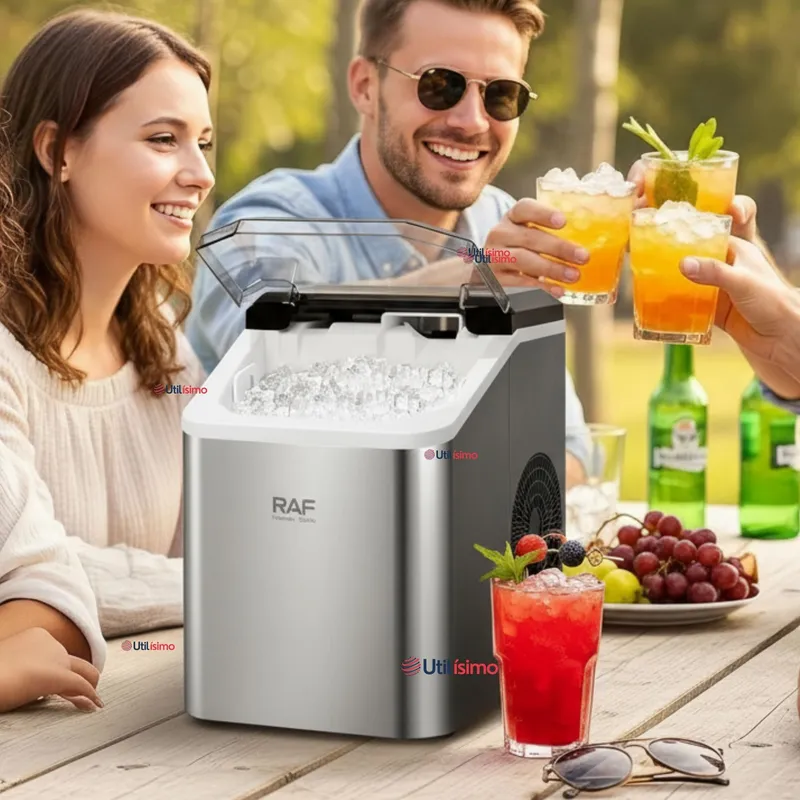 RAF - Maquina de Hielo Portátil Hogar Premium