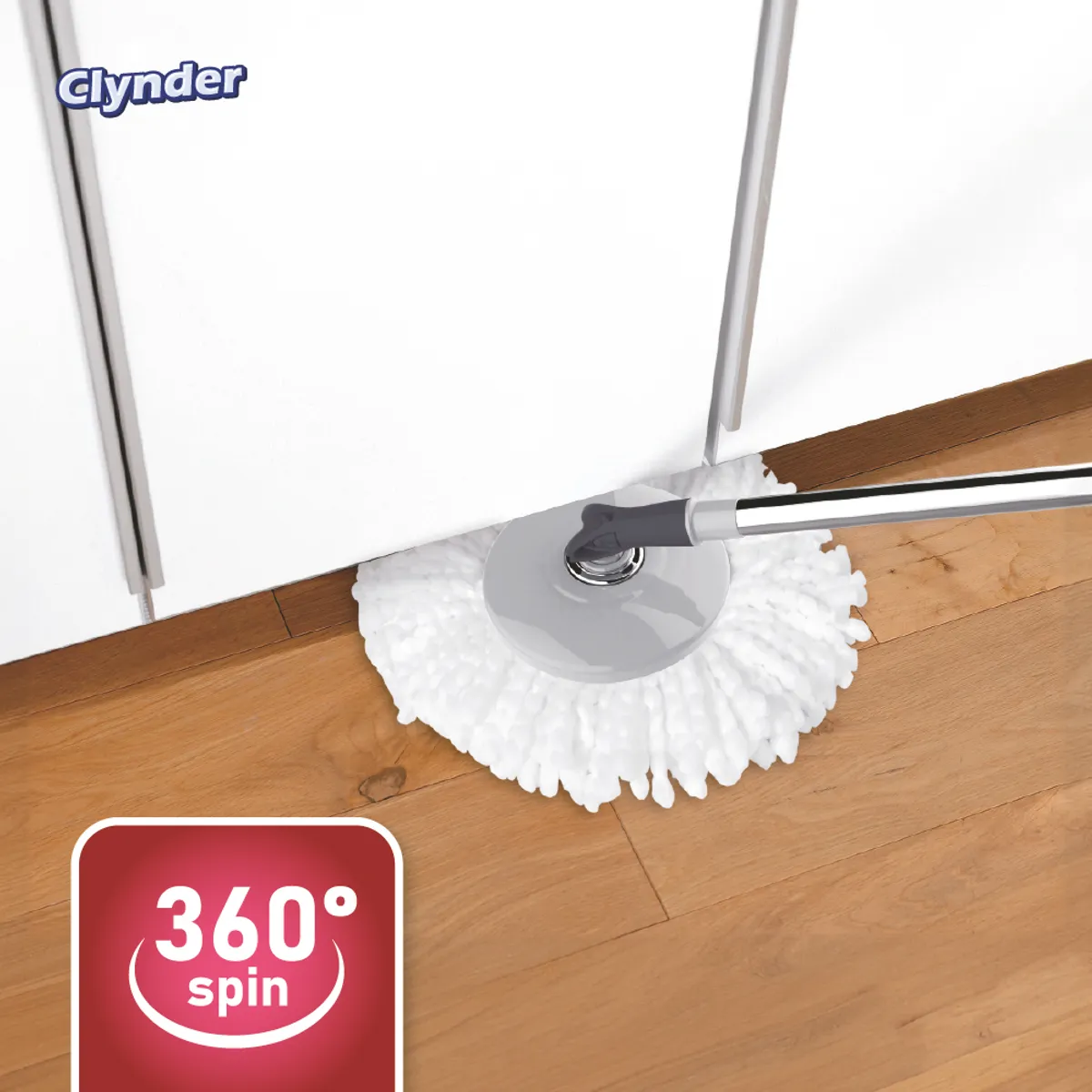 CLYNDER - Set Mopa Giratoria Balde Escurridor Con Pedal Clynder Kiosclub