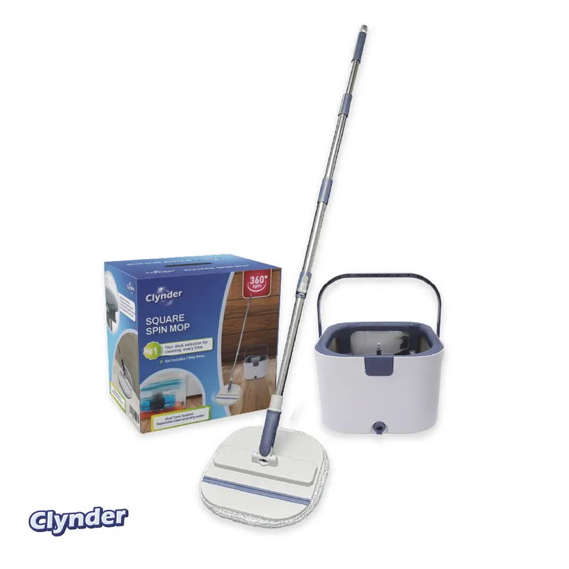 CLYNDER - Mopa Trapeador Giratoria 360° Separa Agua Sucia Clynder
