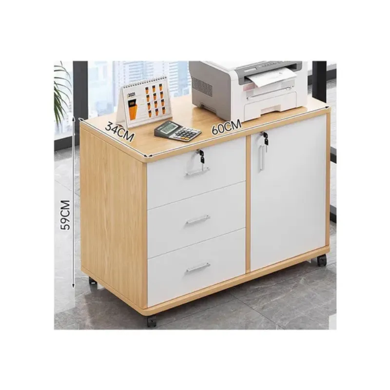 GENERICO - Cajonera Oficina Archivador Gabinete Con Llave Y Ruedas