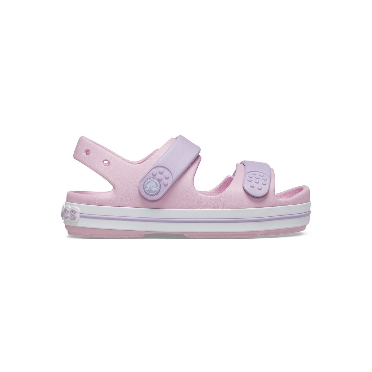 CROCS - Sandalia Niñas Pequeñas Crocband Cruiser Naranja CROCS