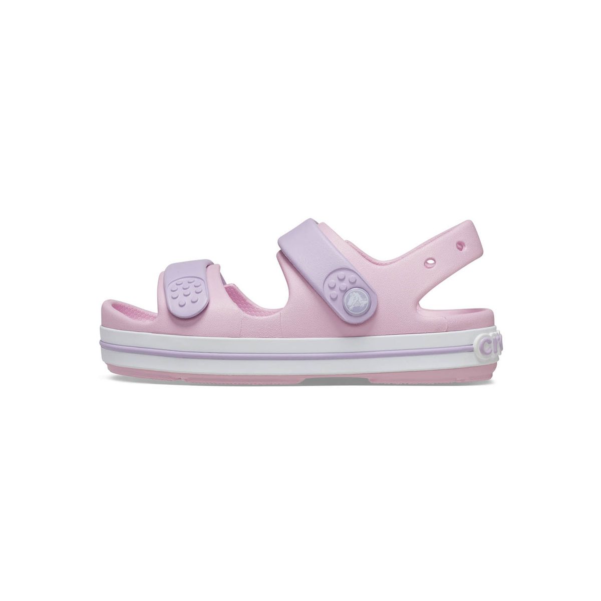 CROCS - Sandalia Niñas Pequeñas Crocband Cruiser Naranja CROCS