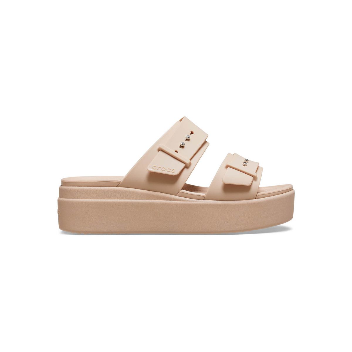 CROCS - Sandalia Mujer Plataforma Brooklyn Buckle Rosa CROCS