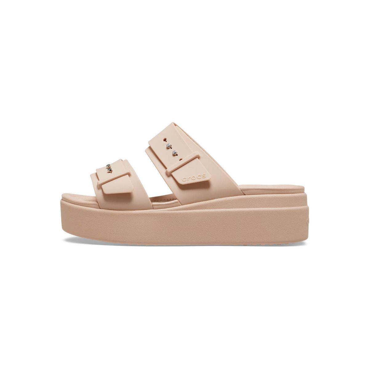 CROCS - Sandalia Mujer Plataforma Brooklyn Buckle Rosa CROCS