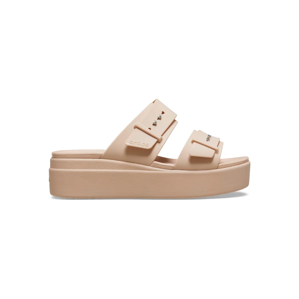 CROCS - Sandalia Mujer Plataforma Brooklyn Buckle Rosa CROCS