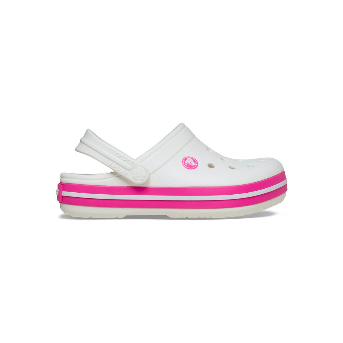 CROCS - Zueco Niñas Pequeñas Crocband Clog Blanco CROCS