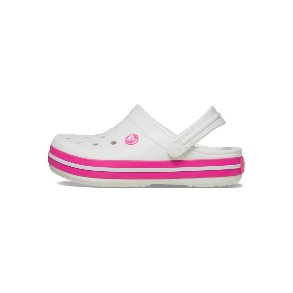 CROCS - Zueco Niñas Pequeñas Crocband Clog Blanco CROCS
