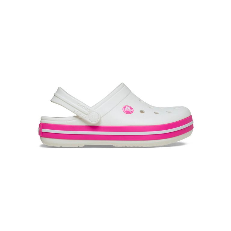Zueco Niñas Pequeñas Crocband Clog Blanco