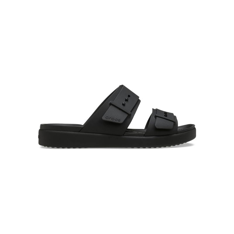 CROCS - Sandalia Mujer Brooklyn Buckle Low Negro CROCS