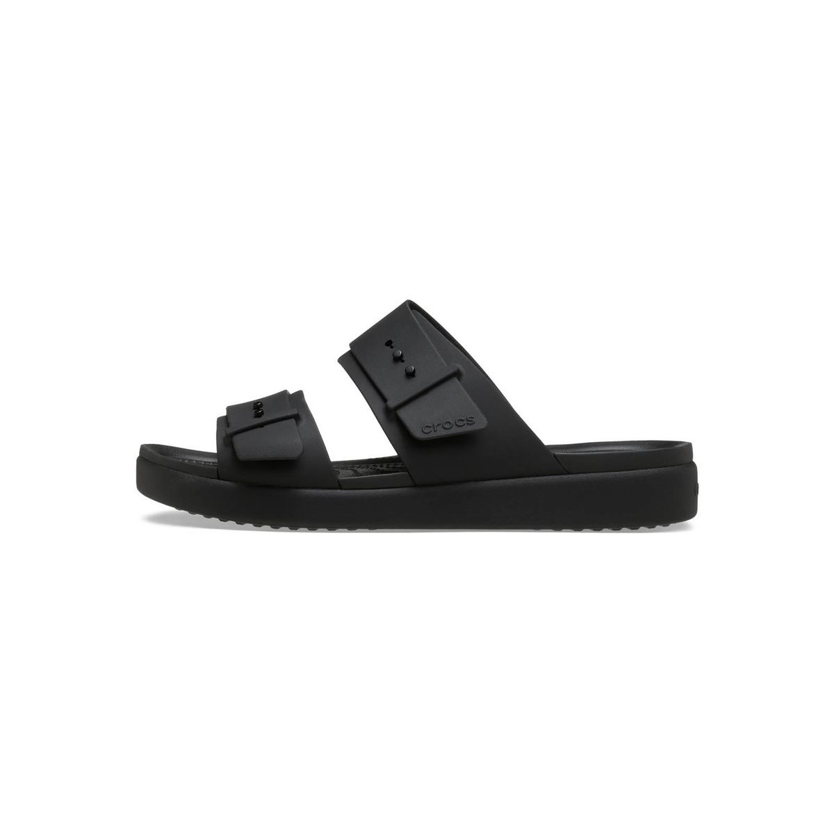 CROCS - Sandalia Mujer Brooklyn Buckle Low Negro CROCS