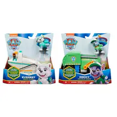 PAW PATROL - Pack Vehículo Básico Rocky + Everest