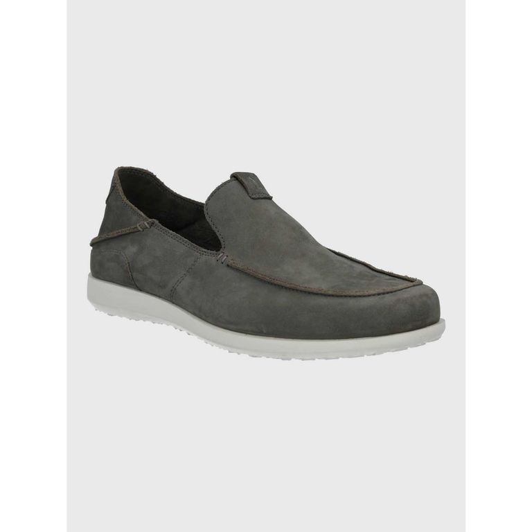 Mocasin Cuero Hombre Welsh Gris