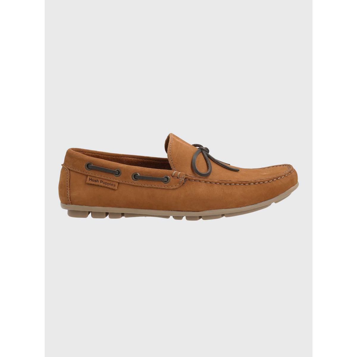 HUSH PUPPIES - Mocasin Cuero Hombre Croce Café HUSH PUPPIES