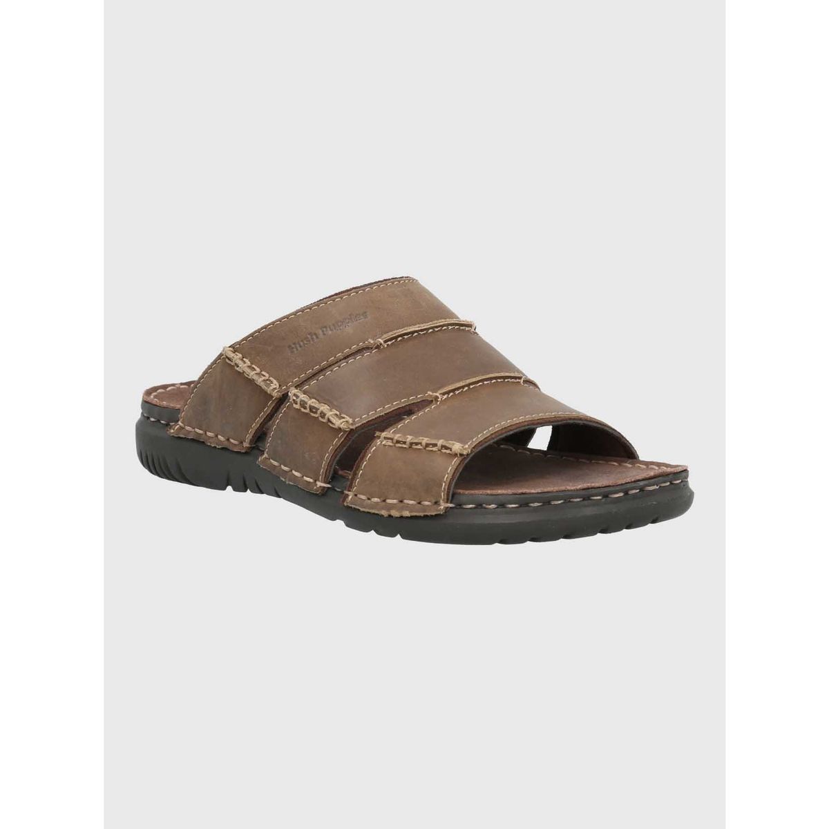 HUSH PUPPIES - Sandalia Cuero Hombre Samui Café HUSH PUPPIES