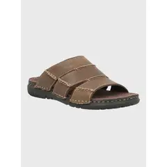 HUSH PUPPIES - Sandalia Cuero Hombre Samui Café