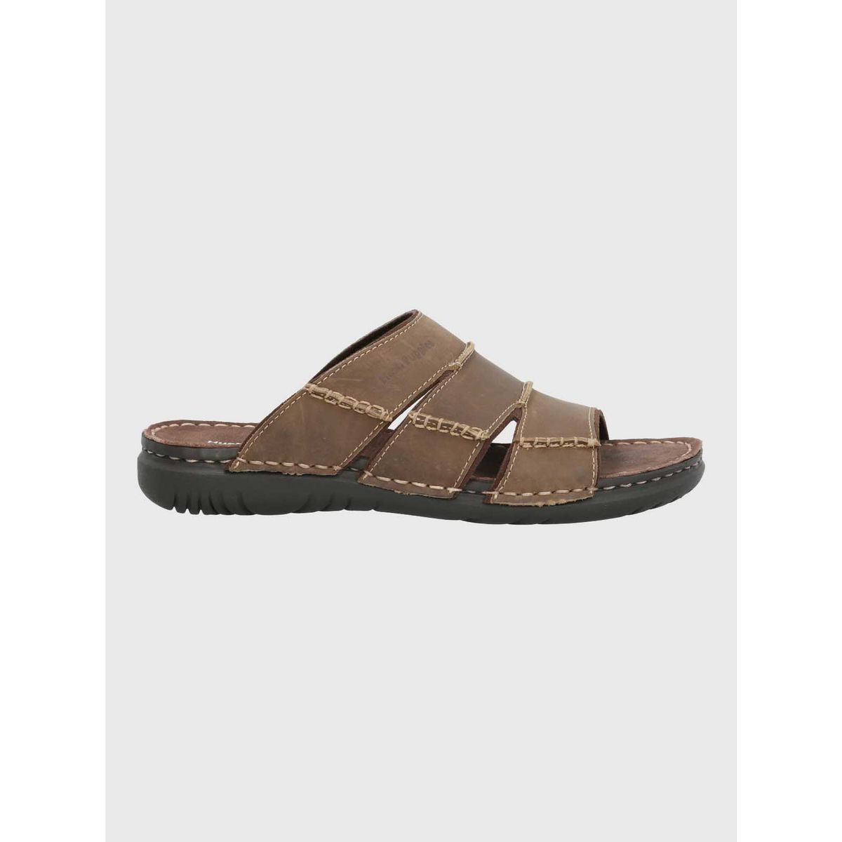 HUSH PUPPIES - Sandalia Cuero Hombre Samui Café HUSH PUPPIES