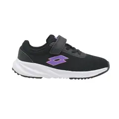LOTTO - Zapatilla Running Niño - Challenge Negro Morado