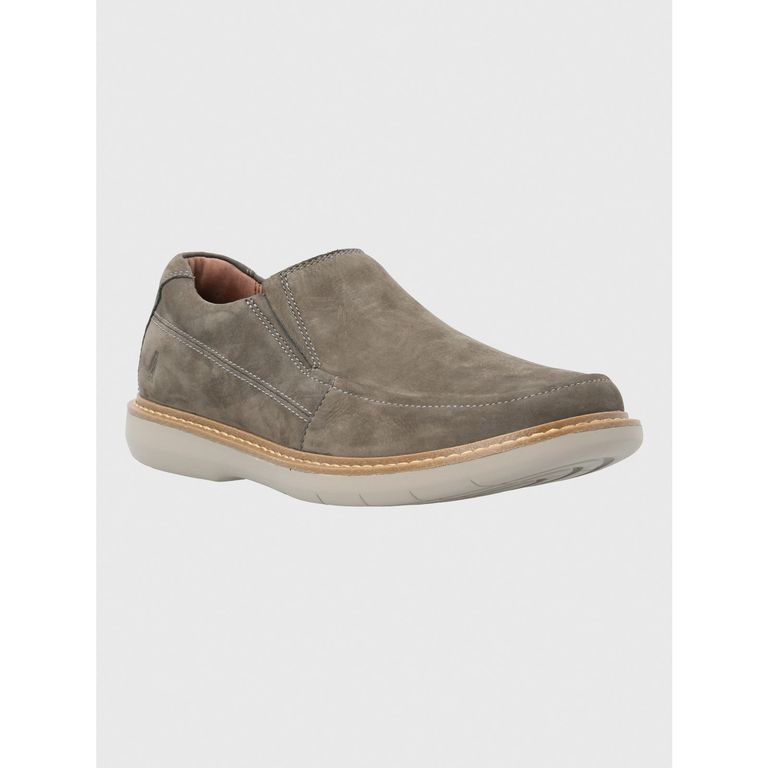 Zapato Hombre Cuero Oregon Gris