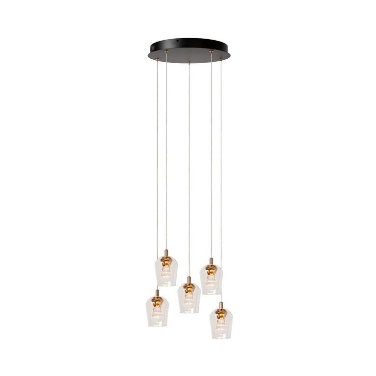LAMPARA COLGANTE DESNIVEL BERLIANE 5 LUCES LED 2700K