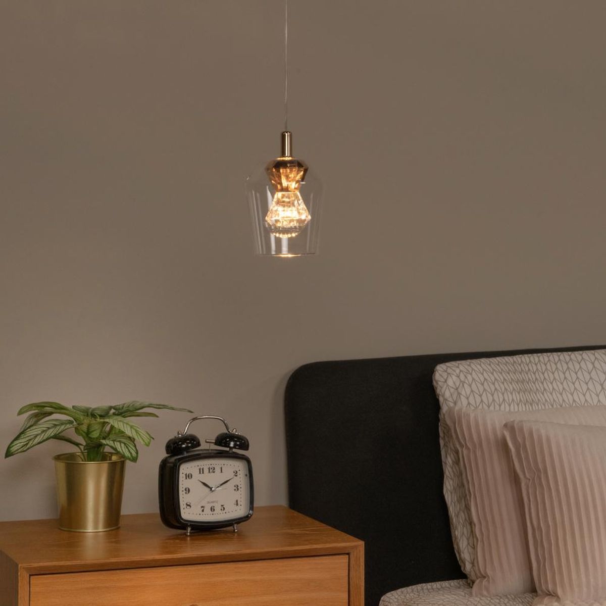 BOSCO - LAMPARA COLGANTE BERLIANE Ø12cm 1 LUZ LED 2000K