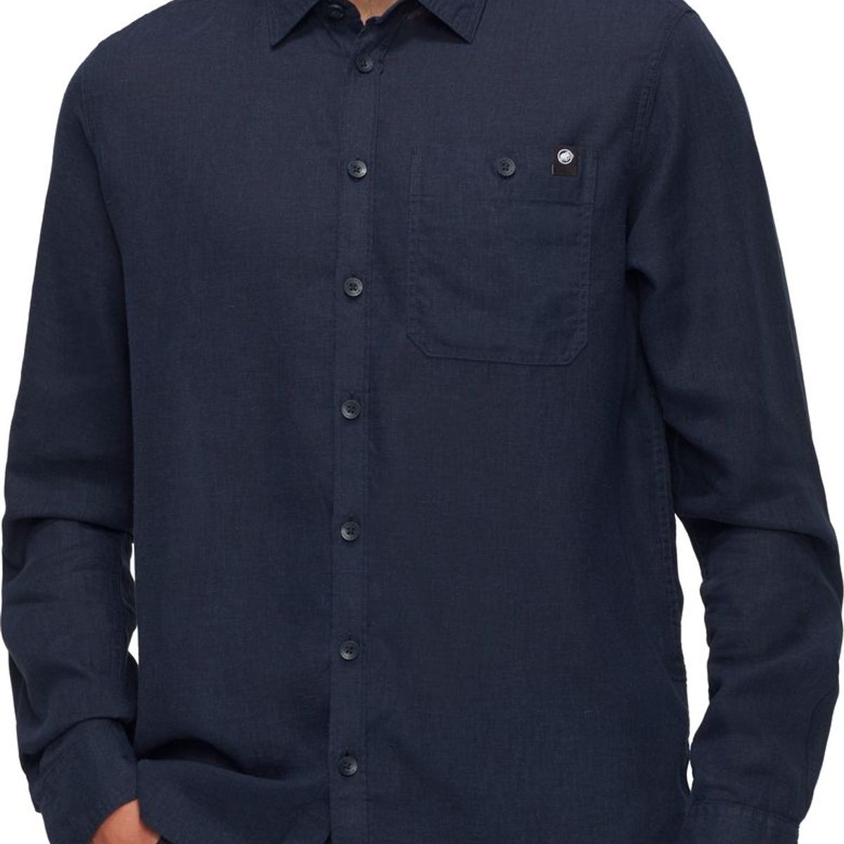 MAMMUT - Camisa Hombre Alvra Summer Longsleeve Azul Mammut