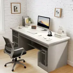 GENERICO - Escritorio Estudio Oficina Madera Maciza 3 Gavetas 120x48x72