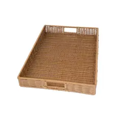 TEMPODECO - Bandeja Rectangular con Mangos Toffee