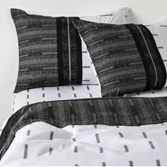 CANNON - Sabanas AF 1 Plaza 144 Hilos Vías negro