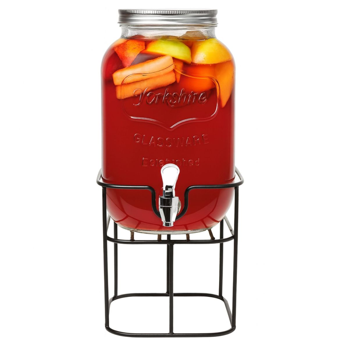 GENERICO - Dispensador De Jugo Agua Bebidad 4 Litros Con Atril