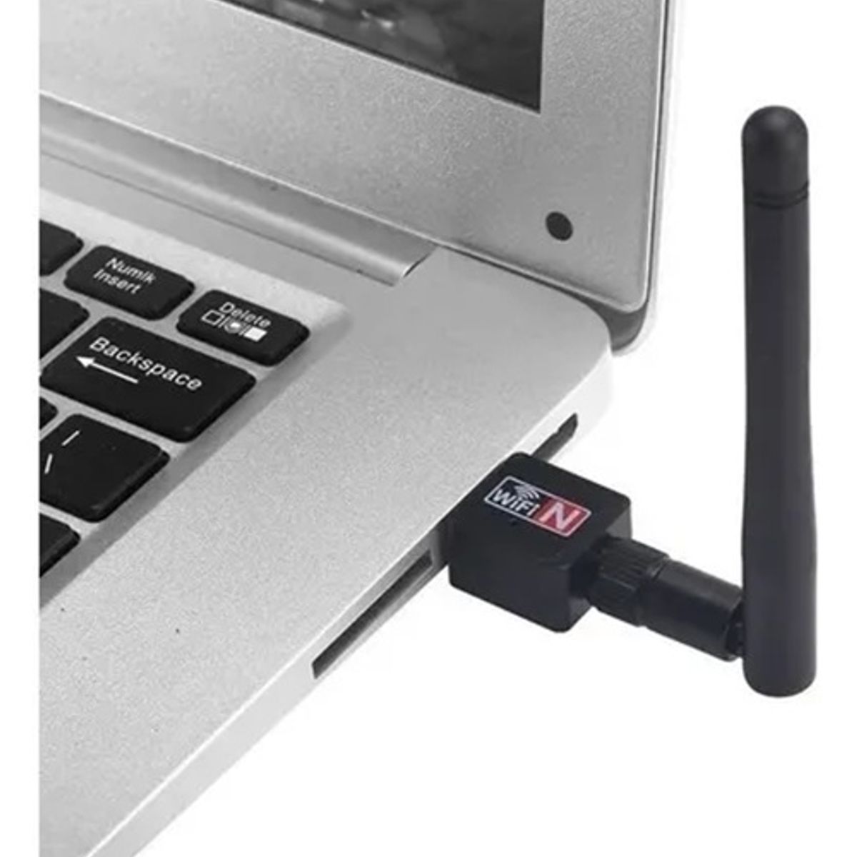 GENERICO - Adaptador Wifi Usb 2.0 Con Antena Wireles 600mbps