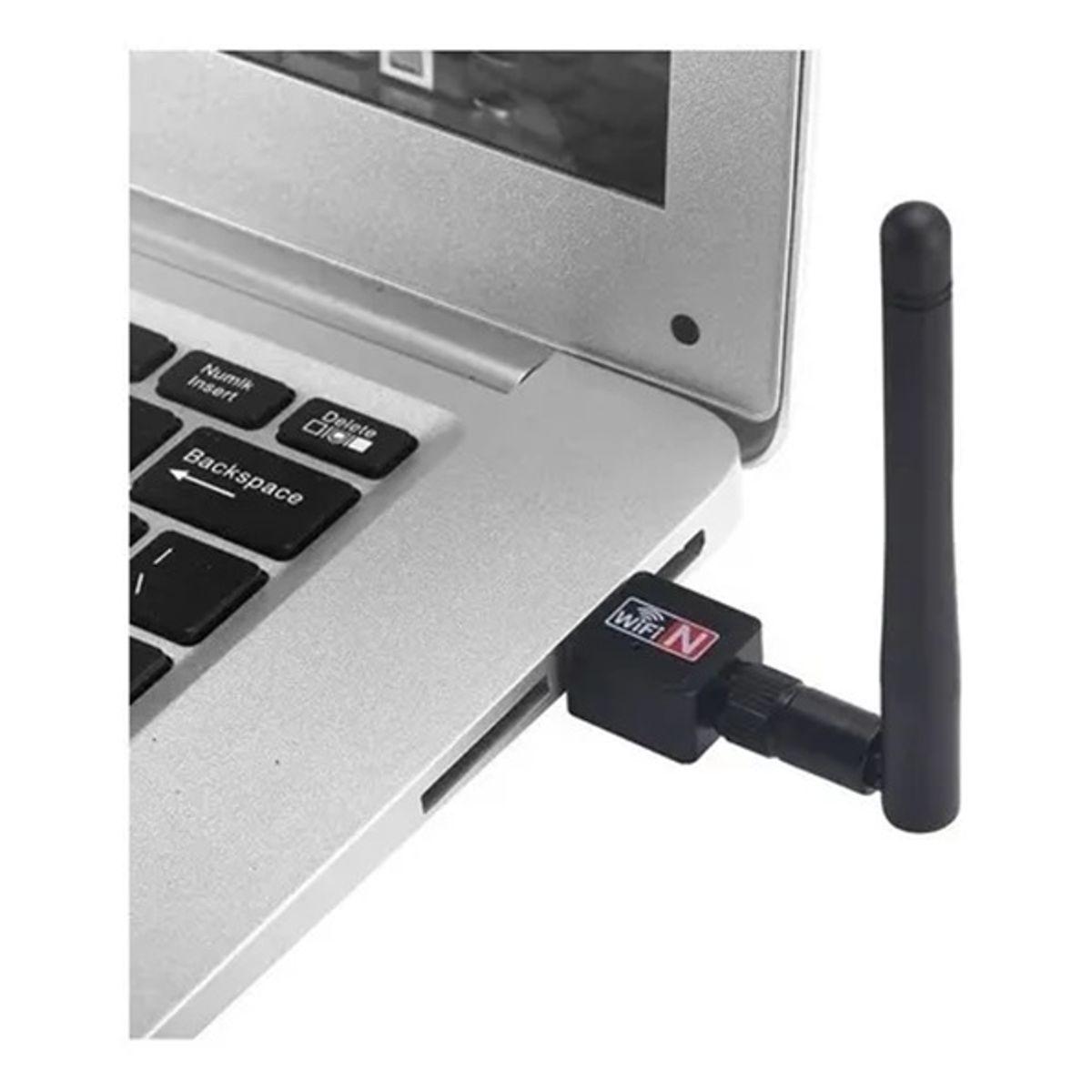GENERICO - Adaptador Wifi Usb 2.0 Con Antena Wireles 600mbps