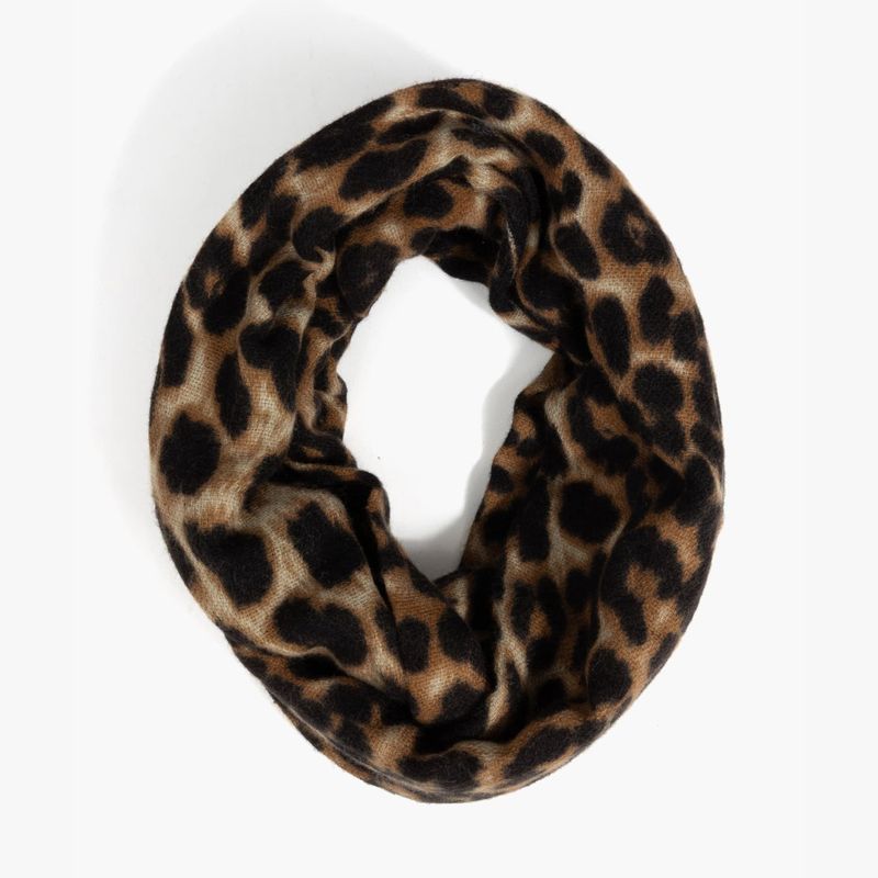 LOUNGE - Bufanda Mujer Loop Animal Print
