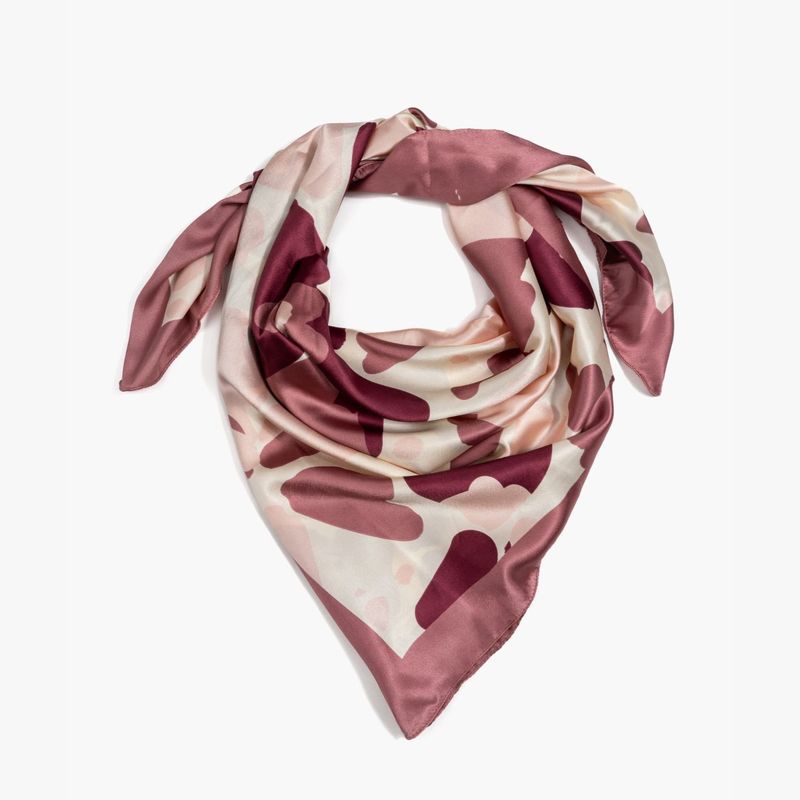 LOUNGE - Pañuelo Mujer Flores Manchadas