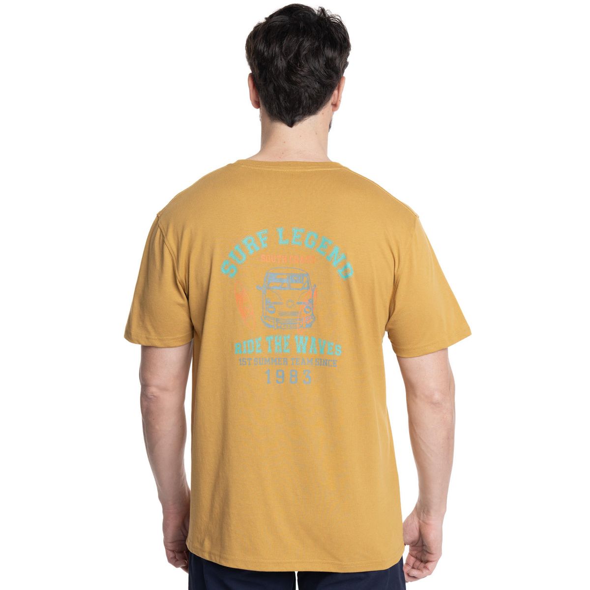 KOTTING - POLERA HOMBRE PRINT ESPALDA CUELLO REDONDO MINI LOGO