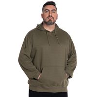 POLERÓN HOMBRE HOODIE PUÑOS Y CINTURA PRETINA - KITTING