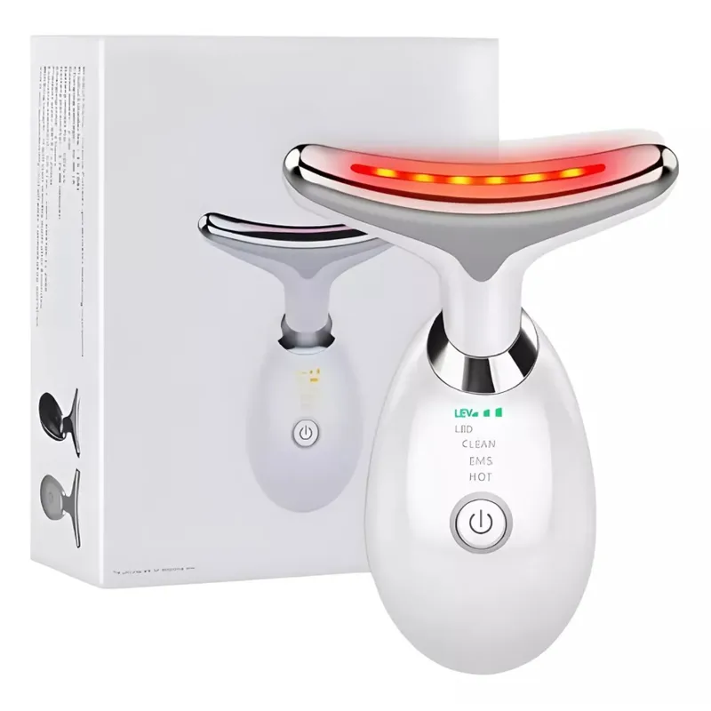 GENERICO - Masajeador Reduce Papada Arrugas Rostro Cuello Portatil Luz Blanco