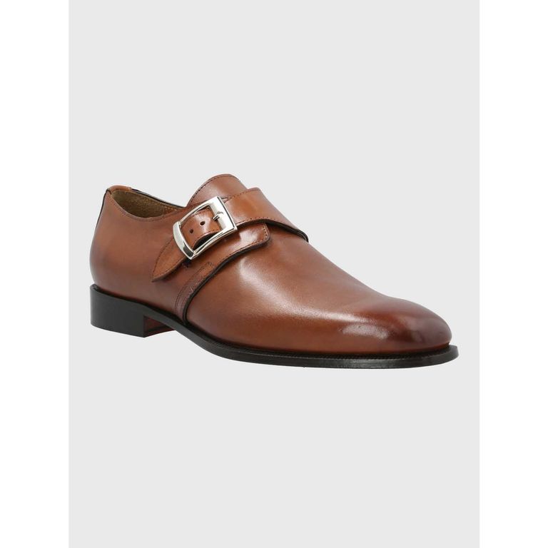 Zapato Italiano Hombre Cuero FerraCafé