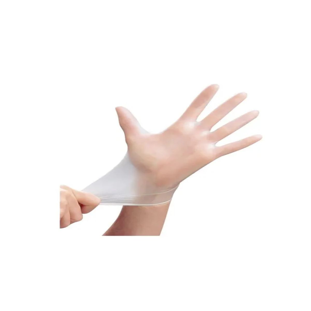 CLEANCARRIER - Guante CLEANCARRIER Vinilo Blanco L Caja X 100 unidades