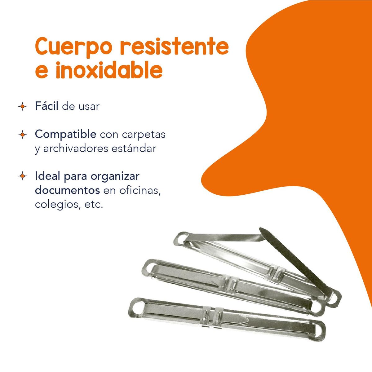 GENERICO - Accoclip Fastener de Metal Vinifan - Caja 50 uds