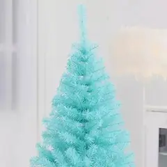 GENERICO - Árbol de navidad, arbolito 2.10 mtrs color Celeste