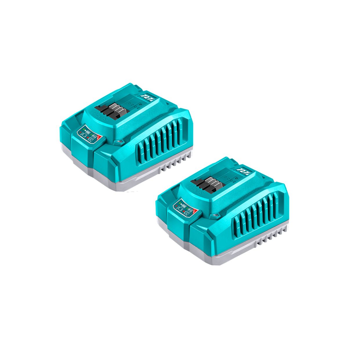 TOTAL TOOLS - Set 2 Cargadores 4.0A Total
