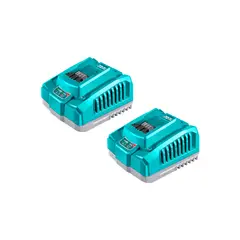 TOTAL TOOLS - Set 2 Cargadores 4.0A Total