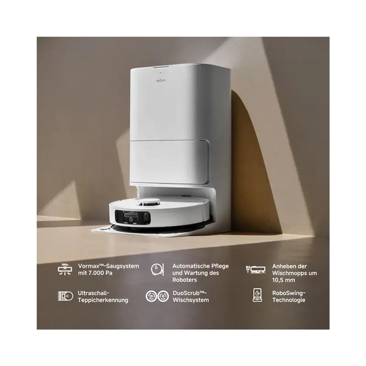 DREAME - Dreame Mova E30 Ultra Robot Aspirador y Fregasuelos 7000Pa