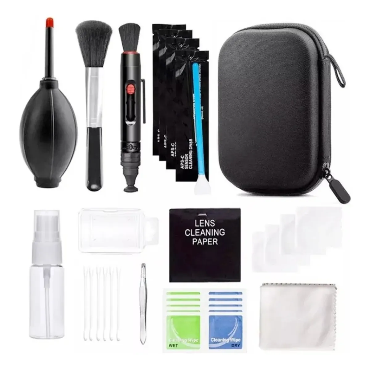 CRUSEC - Kit De Limpieza Portatil Cámaras Fotográficas Sensor Lente