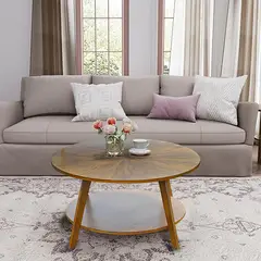 MSA MUEBLES SANTA ANA - Mesa Centro Light Walnut