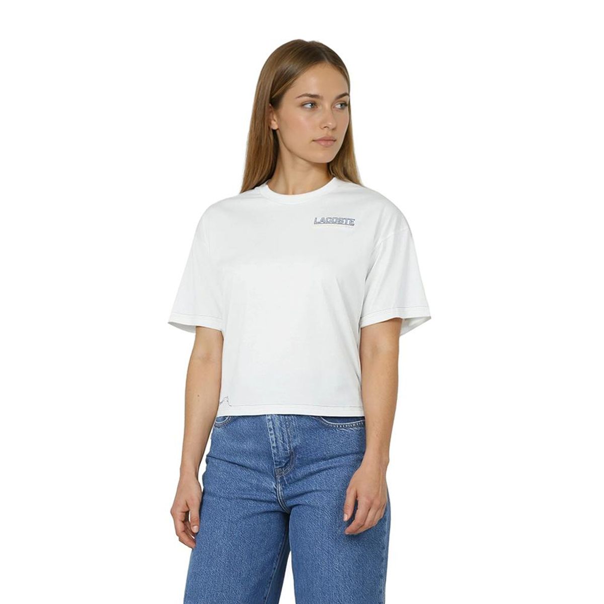 LACOSTE - Polera Algodón Mujer TF9286 Lacoste