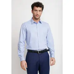 TRIAL - Camisa Hombre Formal Graduación Celeste