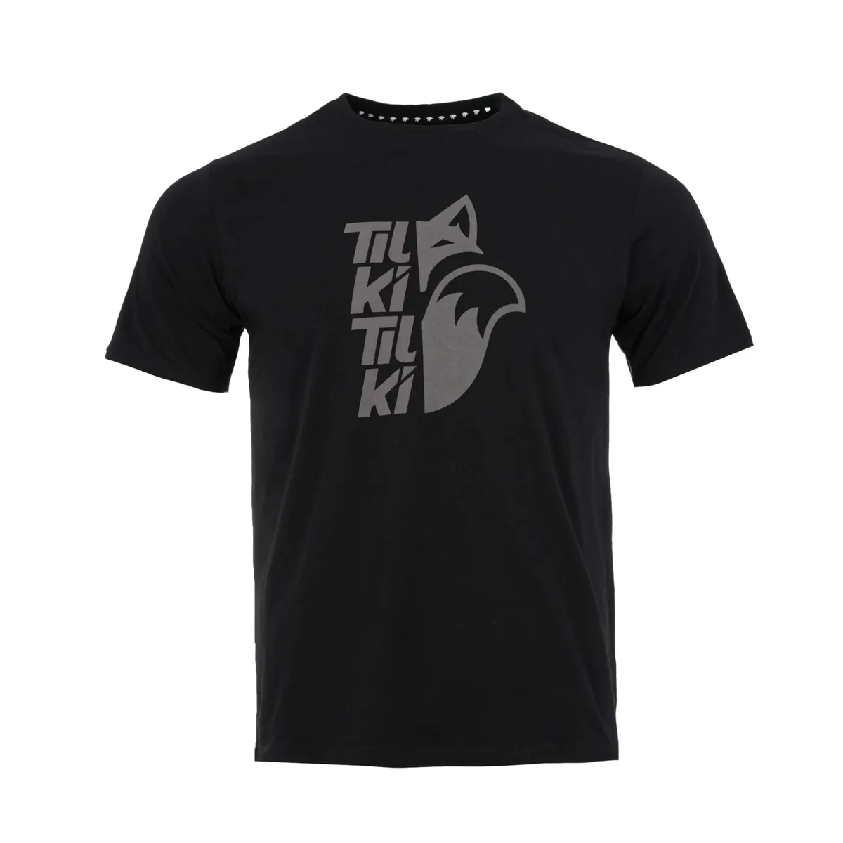 TILKI - Polera Tilki Cotton Mix Big Logo NegraGris Tenis Padel
